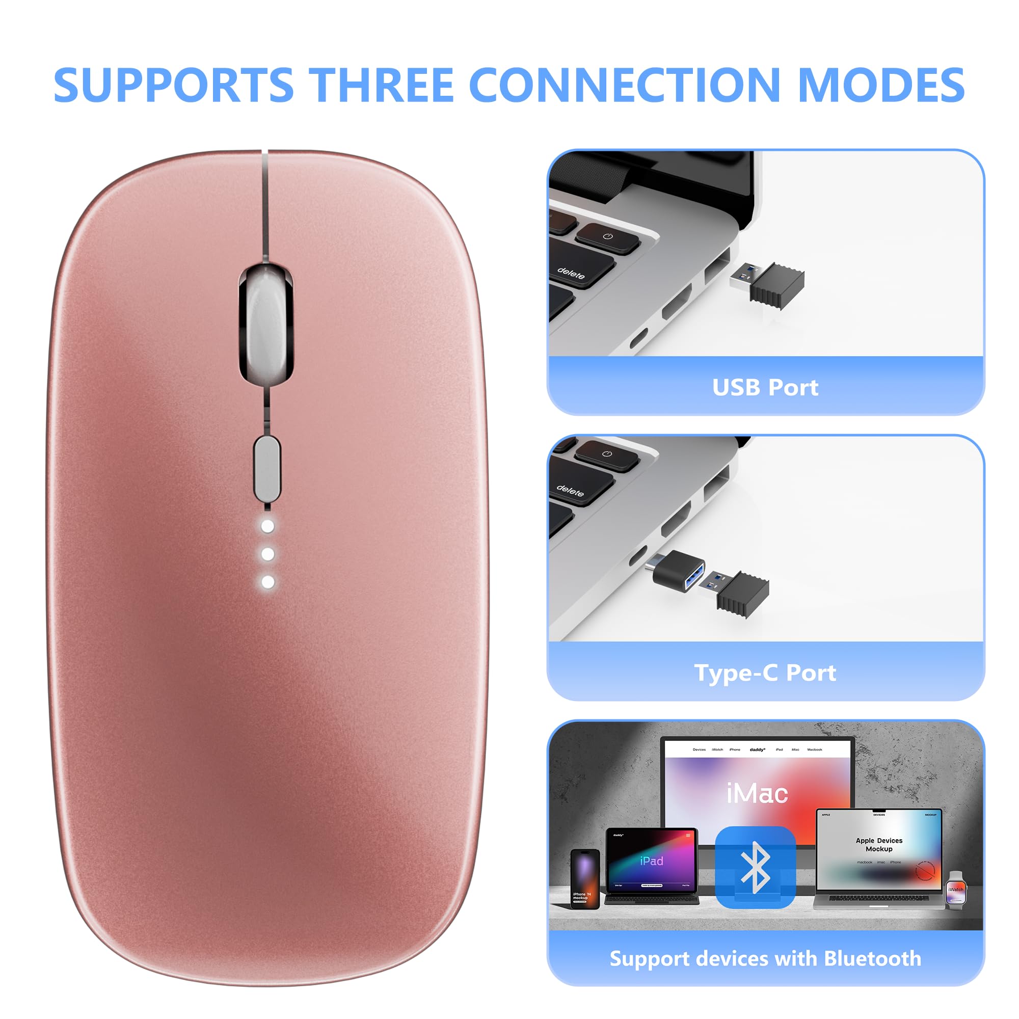 Amazon | ShuGuoTu ワイヤレスマウス 2.4G スリムミュートサイレント